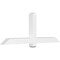 Ekena Millwork Eugene Architectural Grade PVC Gable Bracket, 60"W x 22 1/2"H x 4"D x 4"F, 9/12 Pitch GBP060X23X0404EUG00 - alternate 1
